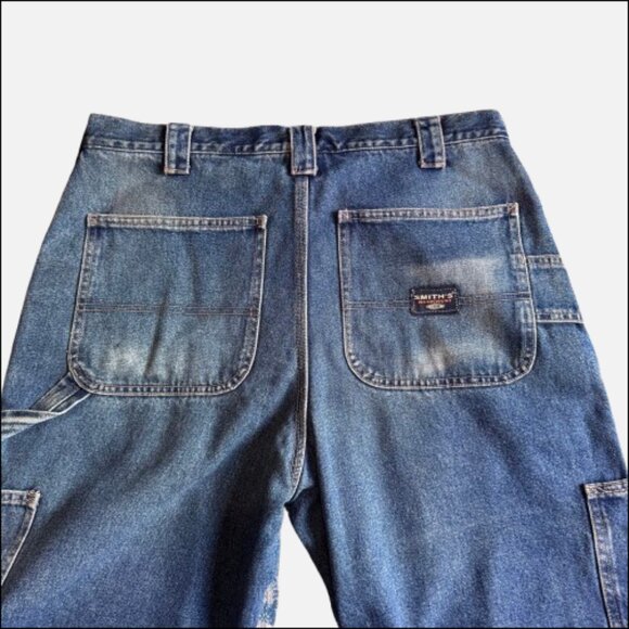 Smith's Workwear Plaid Lined Carpenter Men's Jeans (Size 34 x 30) - Picture 14 of 16